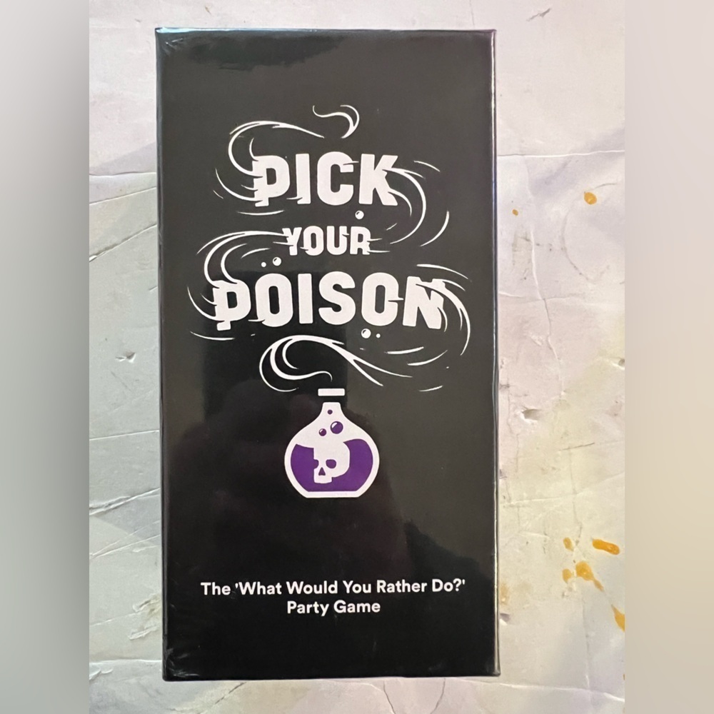 Pick Your Poison Party Game - The “What Would You Rather Do?” Family Card Game